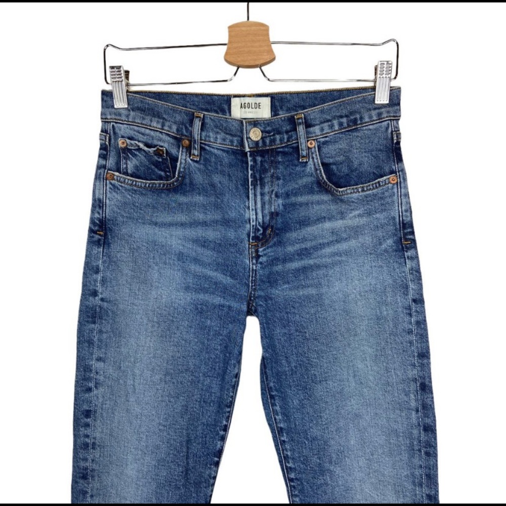 Agolde Jeans Toni High Rise Slim Straight Leg Denim